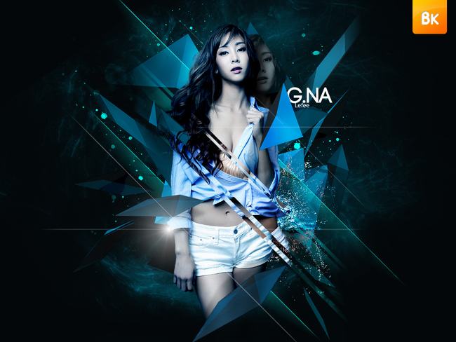  Hiện tại G.NA đang đầu quân cho công ty giải trí Cube Entertainment. G.NA được yêu mến bởi thân hình bốc lửa với bộ ngực đầy đặn, eo thon, đặc biệt là vòng ba nóng bỏng.
